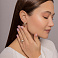 Серьги из красного золота с фианитами (арт. 1092097) – изображение 4