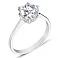 Серебряное кольцо с фианитом (арт. 7501/4458) – изображение 1