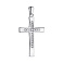 Срібний хрестик з фіанітами (арт. 7503/4020/3) – зображення 1