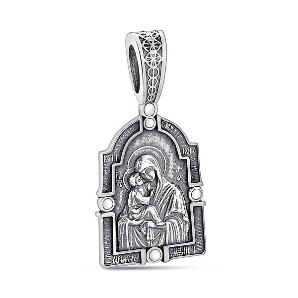 Серебряная ладанка Матерь Божья (арт. 7917/1059.10) – изображение 2