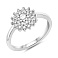 Серебряное кольцо с фианитами (арт. 7501/8190) – изображение 1