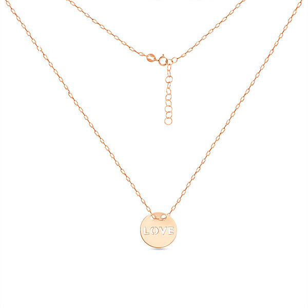 Колье золотое «Love» (арт. 351559/10) – изображение 2