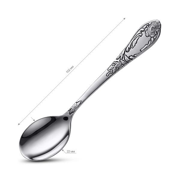 Серебряная чайная ложка (арт. 7922/8100204) – изображение 2