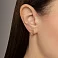 Золотые серьги Олимпия без камней (арт. 110208) – изображение 2