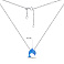 Серебряное колье Дельфин с опалом (арт. 7507/КЛ2ОПГ/426) – изображение 3