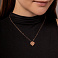 Золотое колье Сердце (арт. 352801) – изображение 3