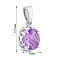 Серебряный кулон с аметистом (арт. 7503/2179115А) – изображение 2