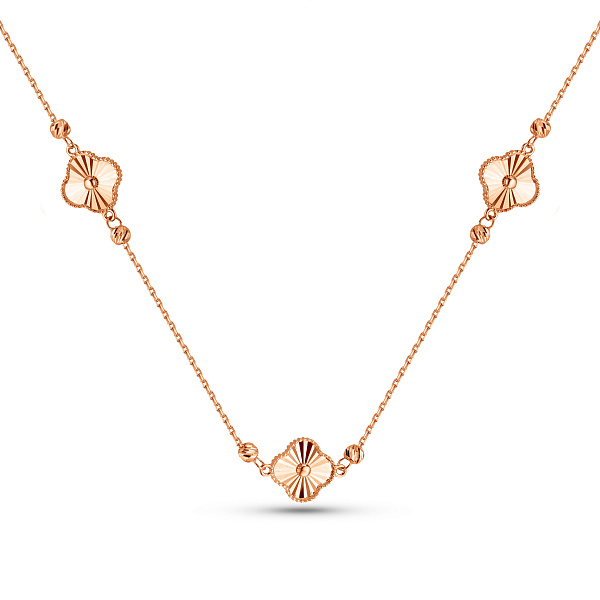 Колье из красного золота (арт. 352438/10) – изображение 1