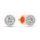 Серьги из красного золота с бриллиантами (арт. Т011668015) – изображение 1
