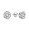 Серьги из белого золота с бриллиантами (арт. С341624080б) – изображение 1