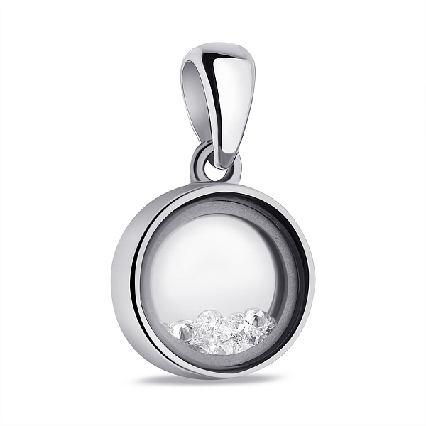 Серебряный подвес с фианитами (арт. 7503/4323) – изображение 1