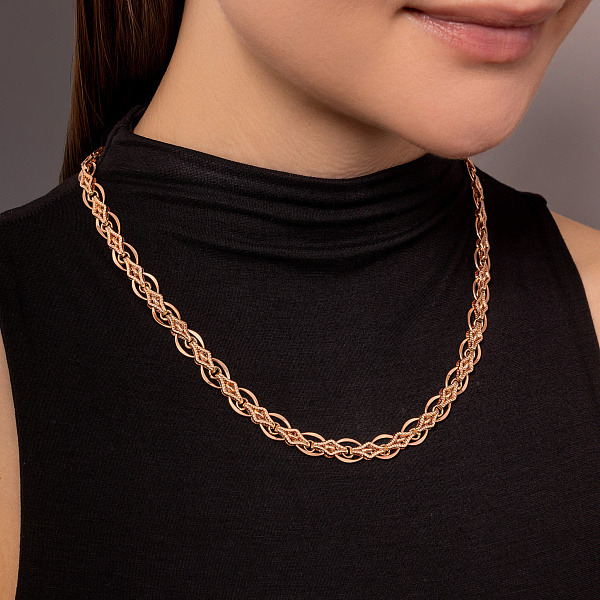 Колье из красного золота (арт. 350111) – изображение 2
