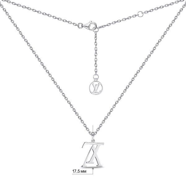 Колье серебряное с подвеской (арт. 7507/1608) – изображение 3