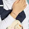 Серебряный браслет для детей с розовой эмалью (арт. 7509/3622емлн) – изображение 2