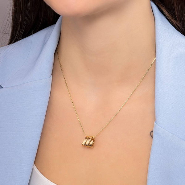 Золотой кулон Змея (арт. 424855ж) – изображение 2