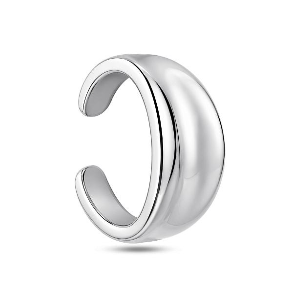 Серебряная одиночная серьга-кафа (арт. 7502/10343я) – изображение 1