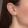Серьги из желтого золота без камней (арт. 110010ж) – изображение 2