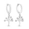 Серебряные серьги-конго Дерево жизни (арт. 7502/10584/10) – изображение 1