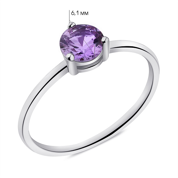 Кольцо из серебра (арт. 7501/6723аф) – изображение 2