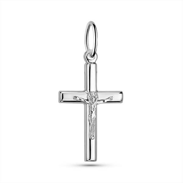 Серебряный крестик без камней (арт. 7504/2-6040.0.2) – изображение 1