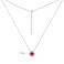 Серебряное колье с альпинитом (арт. 7507/2578ак) – изображение 3