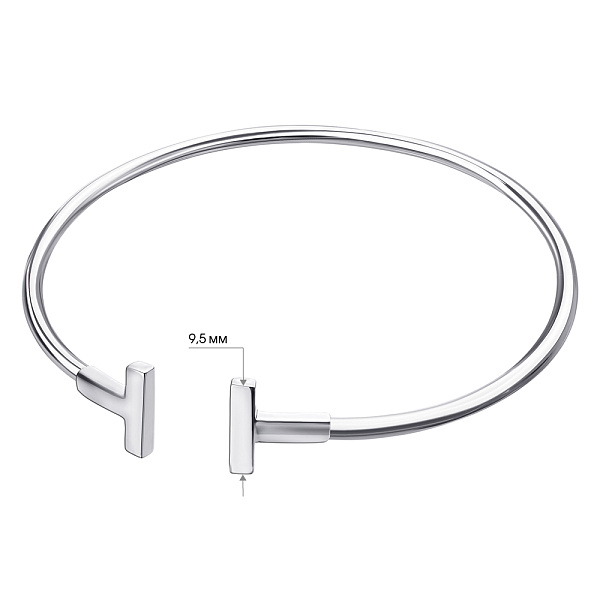 Серебряный женский браслет на руку (арт. 7509/2153) – изображение 2