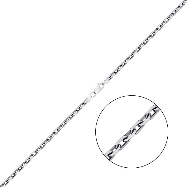 Серебряная цепочка плетения Якорное (арт. 0306222ч) – изображение 1