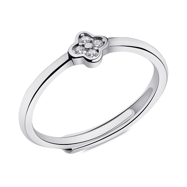Серебряное кольцо Клевер (арт. 7501/6417) – изображение 1