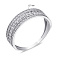 Серебряное кольцо с фианитами (арт. 7501/6473) – изображение 2