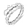 Серебряное кольцо в форме змеи (арт. 7501/8501) – изображение 2
