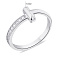 Серебряное кольцо с дорожкой из фианитов (арт. 7501/5997) – изображение 2