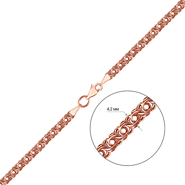 Цепочка золотая плетения Козацкий бисмарк (арт. Ц3020520) – изображение 3