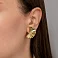 Золотые серьги Francelli (арт. 111422ж) – изображение 2
