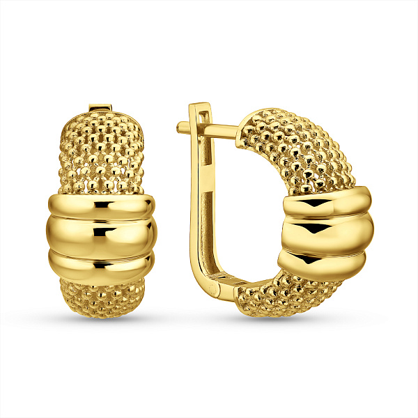 Серьги из желтого золота (арт. 1091951ж) – изображение 1