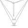 Серебряное многослойное колье (арт. 7507/2230) – изображение 2