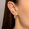 Серьги из красного золота (арт. 1092024) – изображение 2