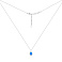 Серебряное колье с подвеской с опалом (арт. 7507/2620Пос) – изображение 2