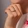 Кольцо из белого золота с бриллиантами (арт. К341027040б) – изображение 2