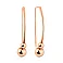 Серьги из красного золота (арт. 109171/2) – изображение 1