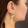 Серьги кольца из золота Francelli (арт. е108237/20ж) – изображение 4