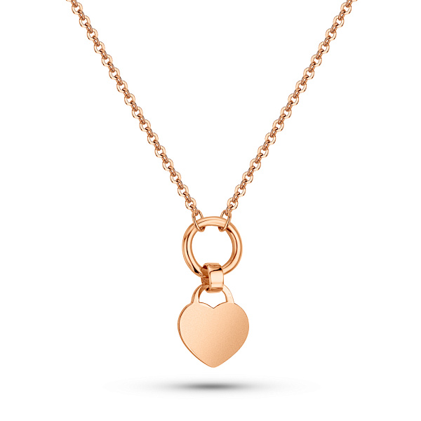 Колье из красного золота Сердечко (арт. 352673) – изображение 1