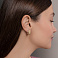 Серьги из желтого золота с фианитами (арт. 111900ж) – изображение 3