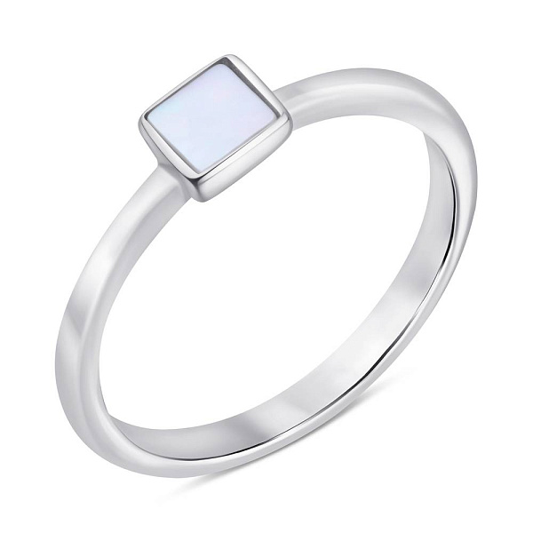 Серебряное кольцо с перламутром (арт. 7501/6859п) – изображение 1