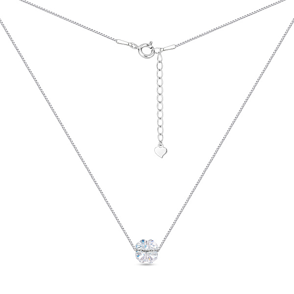Серебряное колье с подвеской из фианита (арт. 7507/2579) – изображение 2
