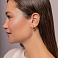 Сережки з жовтого золота (арт. 108602/15ж) – зображення 4