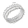 Серебряное кольцо с дорожкой из фианитов (арт. 7501/8423) – изображение 2