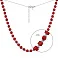 Колье из серебра с красным ониксом (арт. 7507/2009ок) – изображение 2