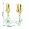Золотые серьги Francelli Бабочки (арт. 109736жкмг) – изображение 5