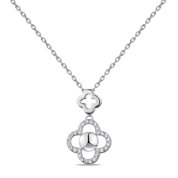 Колье из серебра Клевер (арт. 7507/2050) – изображение 1