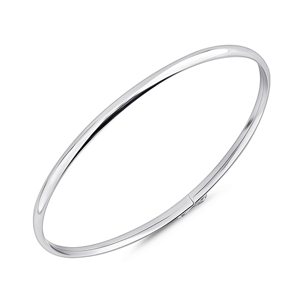 Серебряный жесткий браслет (арт. 7509/2742/3) – изображение 1
